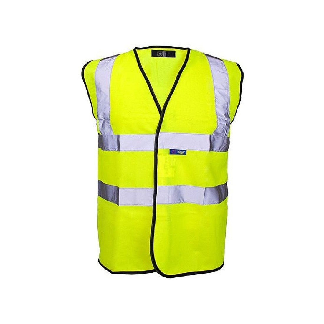 SAFELINE HI VIS WAIST COAT VEST - YELLOW - XXL