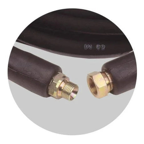 10M TWIN WIRE HOSE 400BAR 3/8" M/F