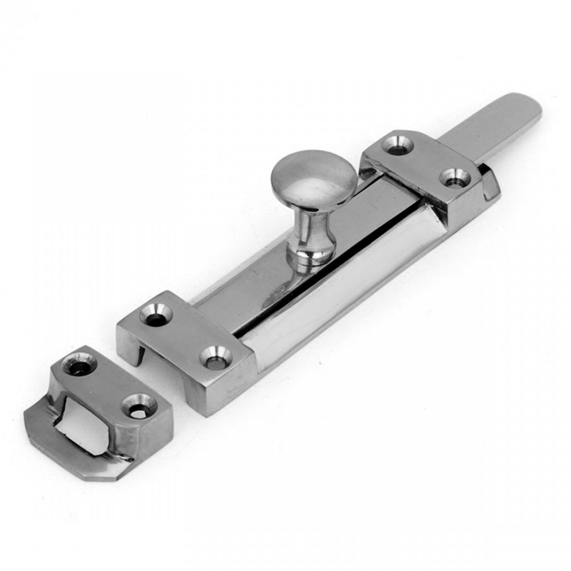 PREMIUM CHOICE 6" CHROME SLIDE BOLT