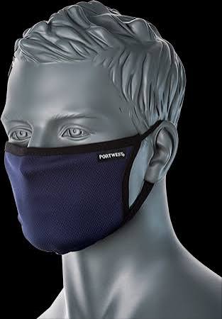 3 PLY ANT-MICROBIAL MASK CV33 NAVY