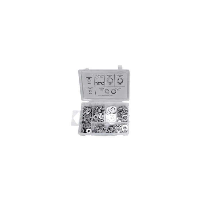 JEFFERSON 250PC FLAT AND SPRING WASHER ASSORTMENT