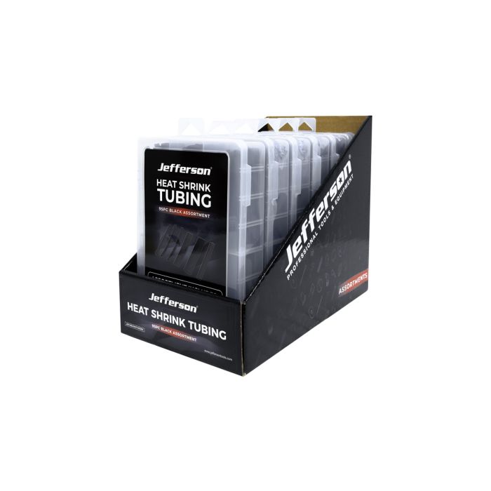 JEFFERSON 95PC 100MM HEAT SHRINKING TUBING ? BLACK