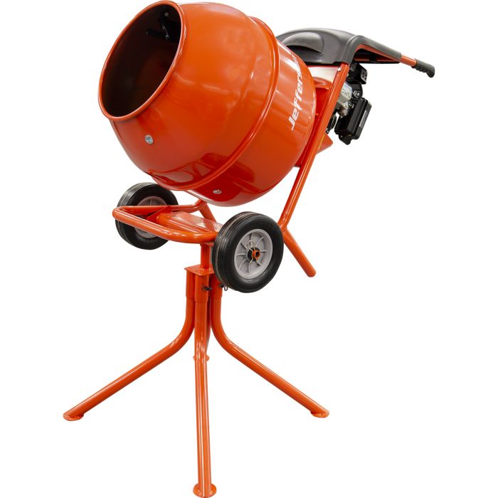 JEFFERSON ORANGE PETROL CEMENT MIXER 2HP LONCIN ENGINE