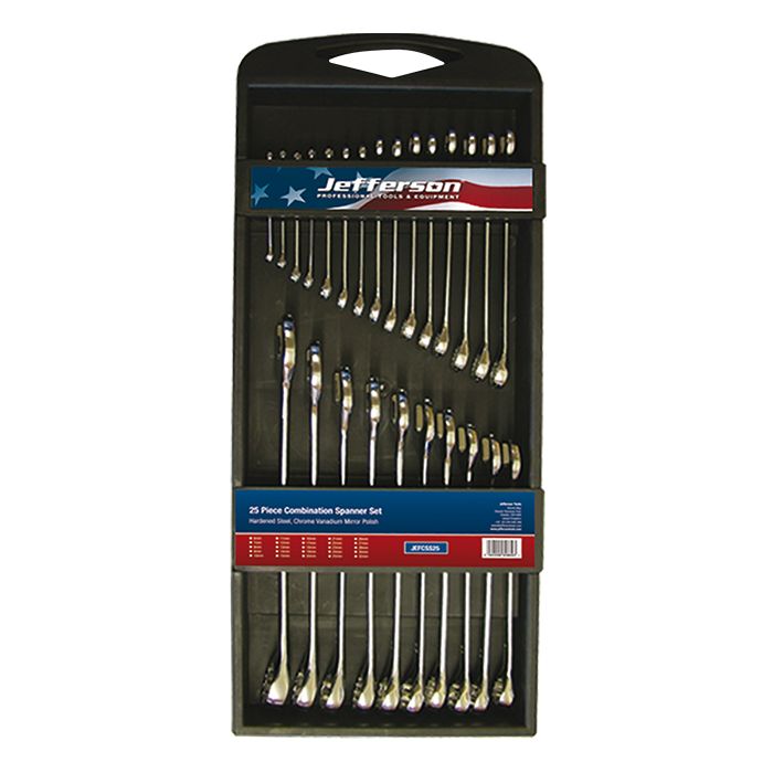 JEFFERSON 25PIECE COMBINATION SPANNER SET