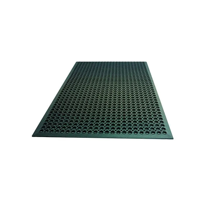 JEFFERSON ANTI-FATIGUE RUBBER MAT BLACK (914X610X12MM)