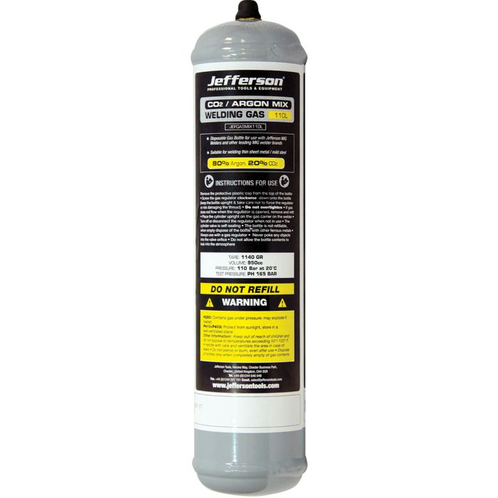 JEFFERSON C02 / ARGON MIX WELDING GAS 110L