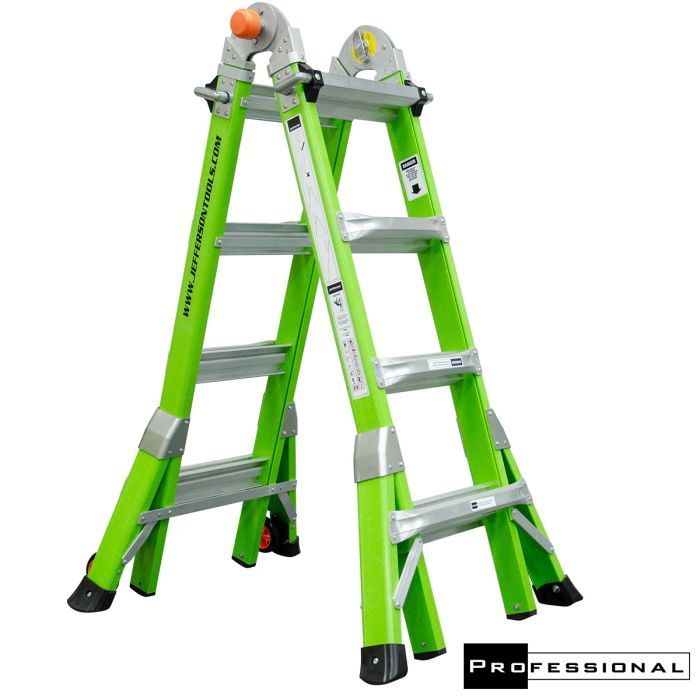 JEFFERSON FG4 FIBREGLAQSS MULTI-PURPOSE LADDER