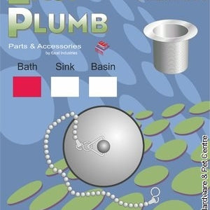 Easy Plumb C.P.Bath Plug & Chain Set