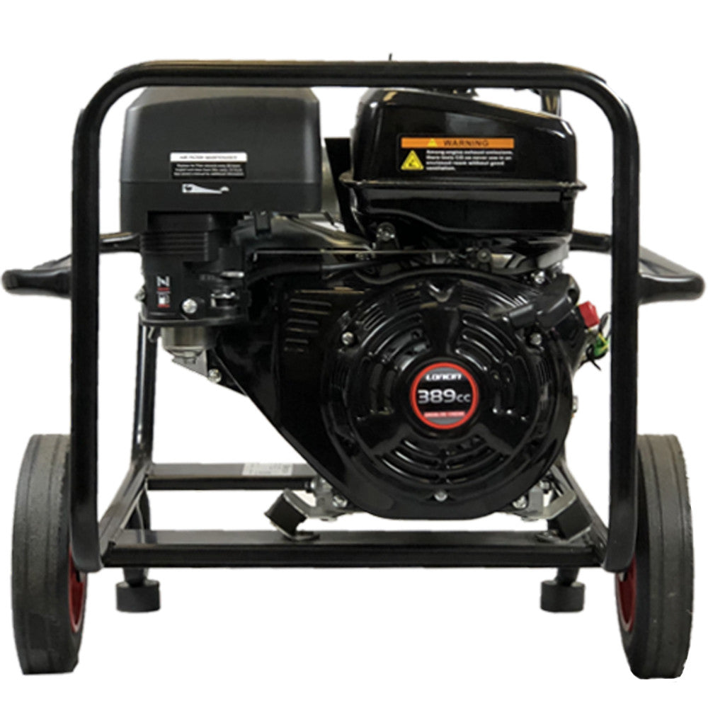 MAXFLOW 8KVA PETROL GENERATOR ELECTRIC START LONCIN G420F ENGINE TROLLEY FRAME + AVR