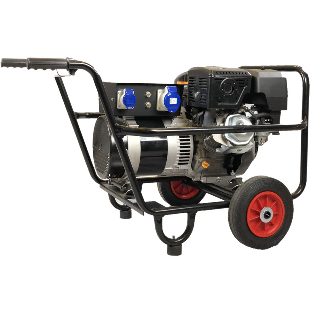 MAXFLOW 8KVA PETROL GENERATOR ELECTRIC START LONCIN G420F ENGINE TROLLEY FRAME + AVR