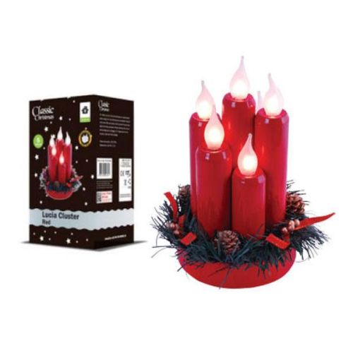 CLASSIC LUCIA CLUSTER RED