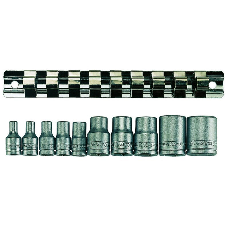 TENG TOOL SOCKET SET 1/4 AND 3/8IN DR TX-E 10PC