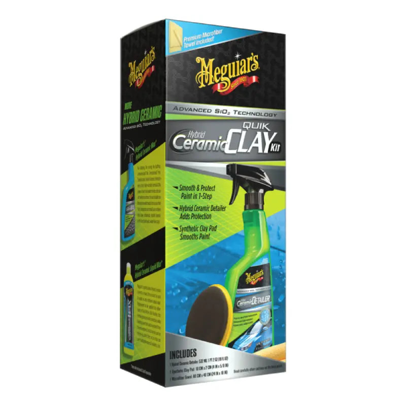 MEGUIAR’S HYBRID CERAMIC QUIK CLAY KIT
