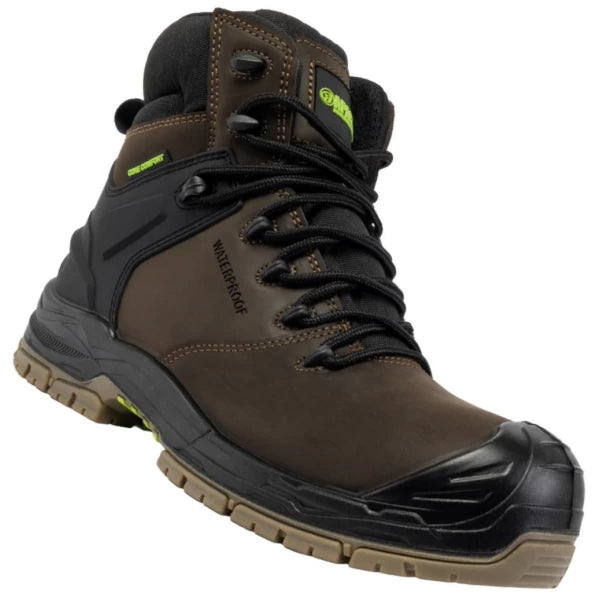 APACHE MISSION NON METALLIC SAFETY BROWN BOOT