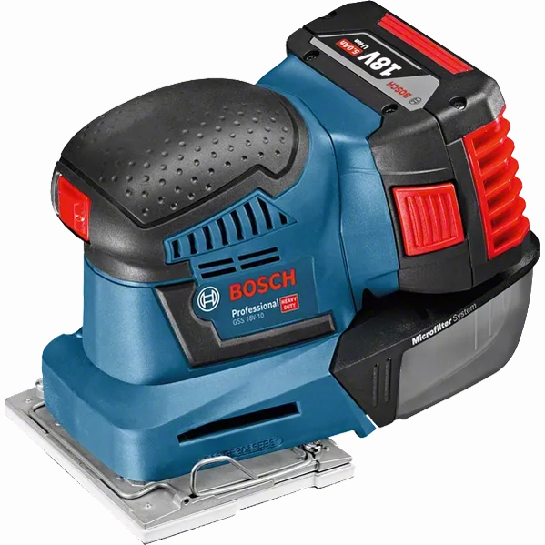 BOSCH GSS 18V-10 PROFESSIONAL CORDLESS ORBITAL SANDER