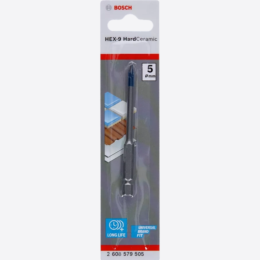 BOSCH HEX-9 TILE DRILL BIT 6MM