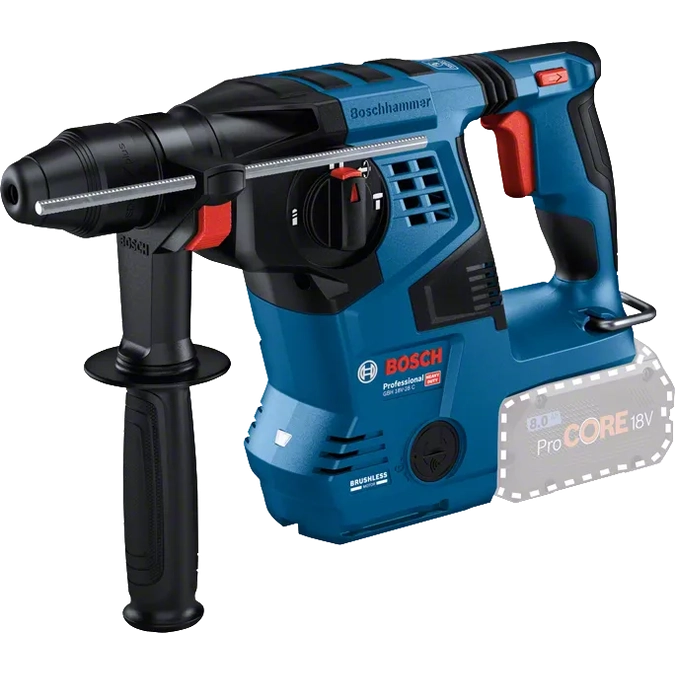 BOSCH GBH18V-28C 18V H/DUTY SDS DRILL BODY IN LBOXX