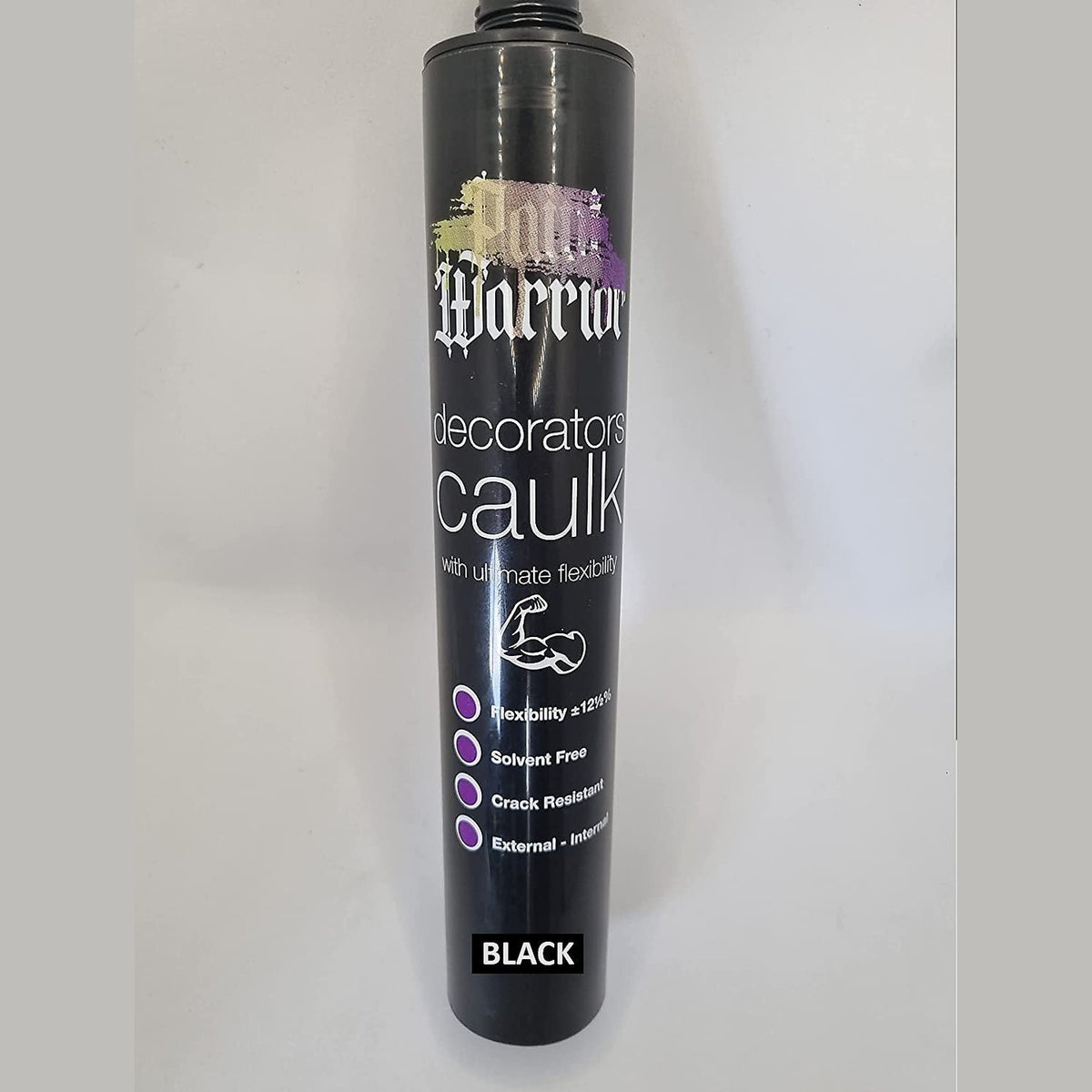 PAINT WARRIOR CAULK BLACK 380ML