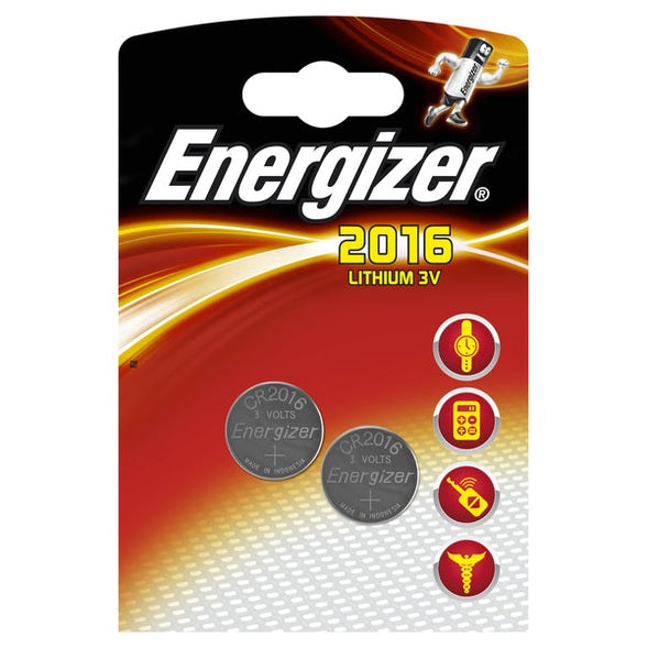 ENERGIZER LITHIUM BATTERY CR2016 (2PK)