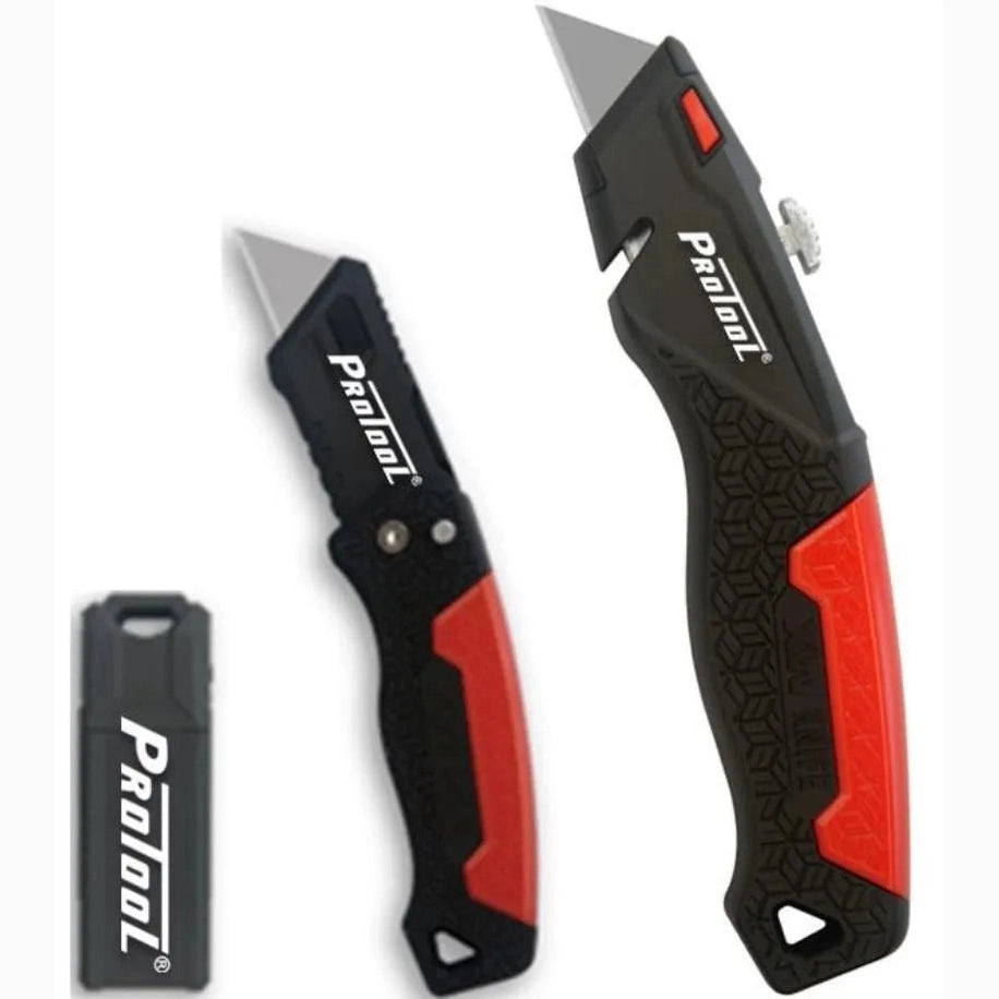PROTOOL 27PC UTILITY FOLDING KNIFE / 25 BLADE SET - Watson Hire