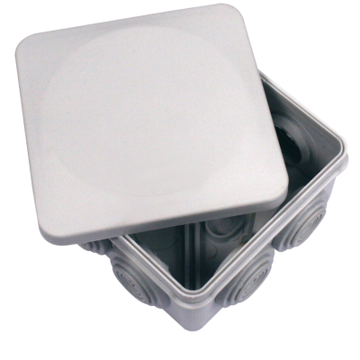 BG SQUARE JUNCTION BOX 100 MM EMPTY IP55