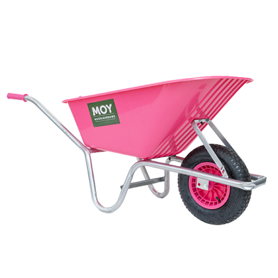 MOY WHEELBARROW 100L PINK - Watson Hire