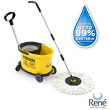 RENE SPIN MOP PAPA COMMERCIAL CLEANING SYSTEM