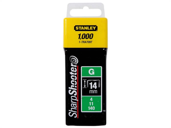 Stanley Heavy-Duty Staples 14mm Pack 1000