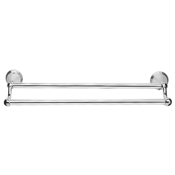 CROYDEX WESTMINSTER DOUBLE TOWEL RAIL CHROME