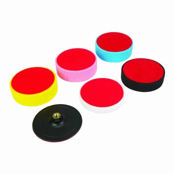SILVERLINE M14 FOAM POLISHING HEAD KIT 6PC 150MM