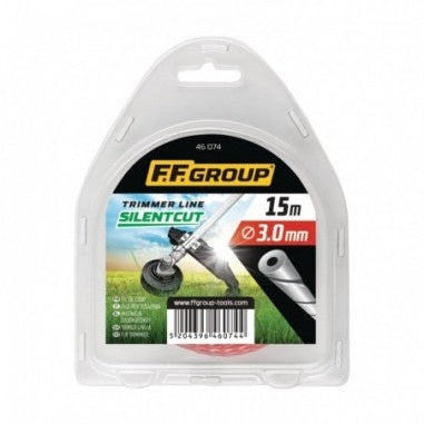 TRIMMER LINE SILENT CUT DUO CORE ROUND TWISTED 2.0MM X 15M