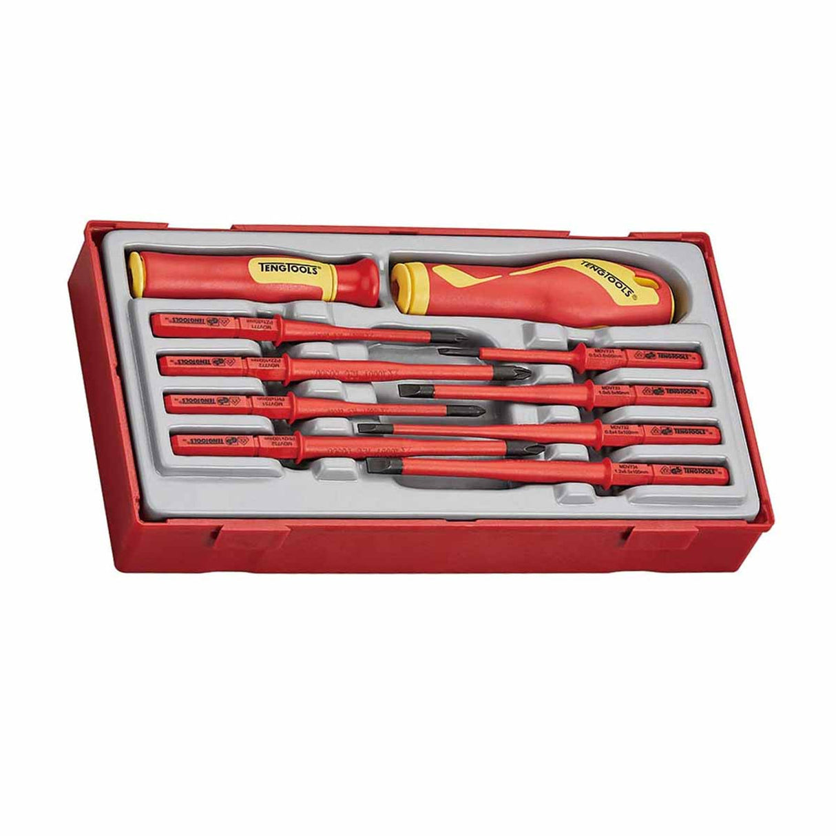 TENG TOOL SCREWDRIVER SET 1000 VOLT 10 PIECES