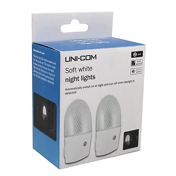 UNI-COM NIGHT LIGHT TWIN PACK
