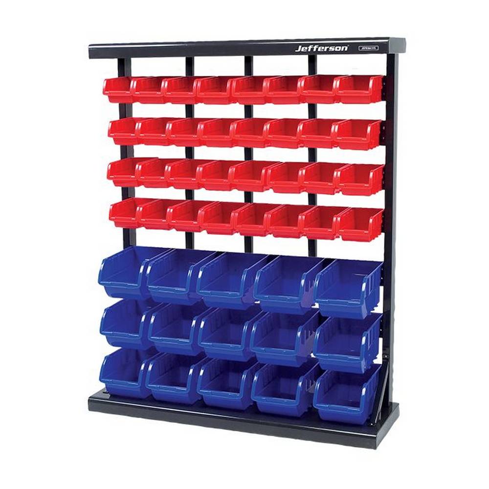 JEFFERSON 47 PIECE FREE STANDING STORAGE BIN SYSTEM