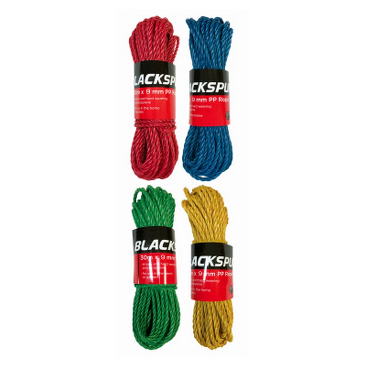 BLACKSPUR 30M X 10MM PP ROPE BB-TT115