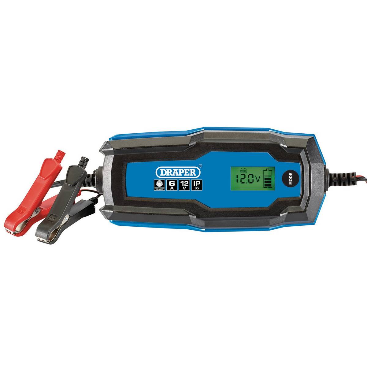 DRAPER 6/12V SMART CHARGER AND BATTERY MAINTAINER, 6A - Watson Hire