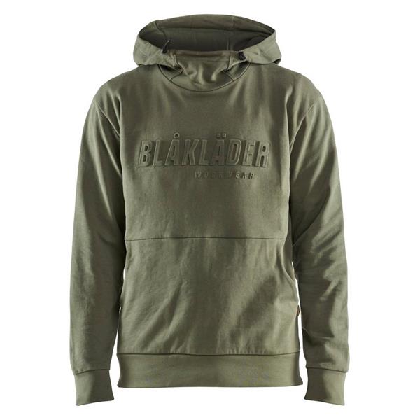 BLAKLADER HOODIE 3D PRINT AUTUMN GREEN