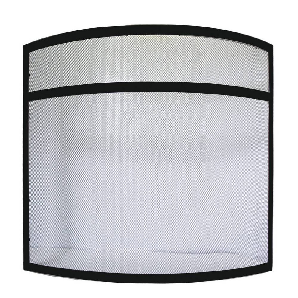 DE VIELLE FIRESCREEN BOW BLACK (75CM X 64CM)