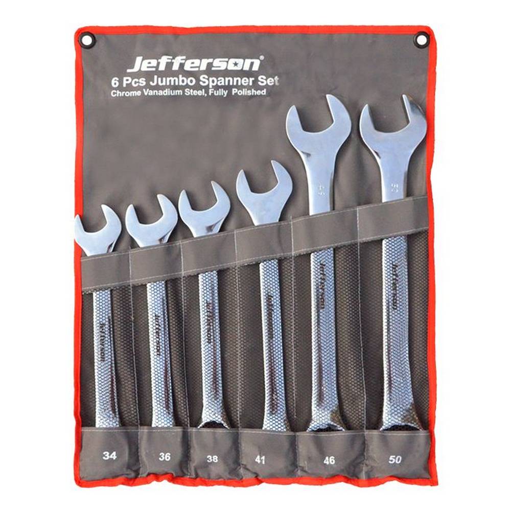 JEFFERSON 6 PIECE JUMBO SPANNER SET