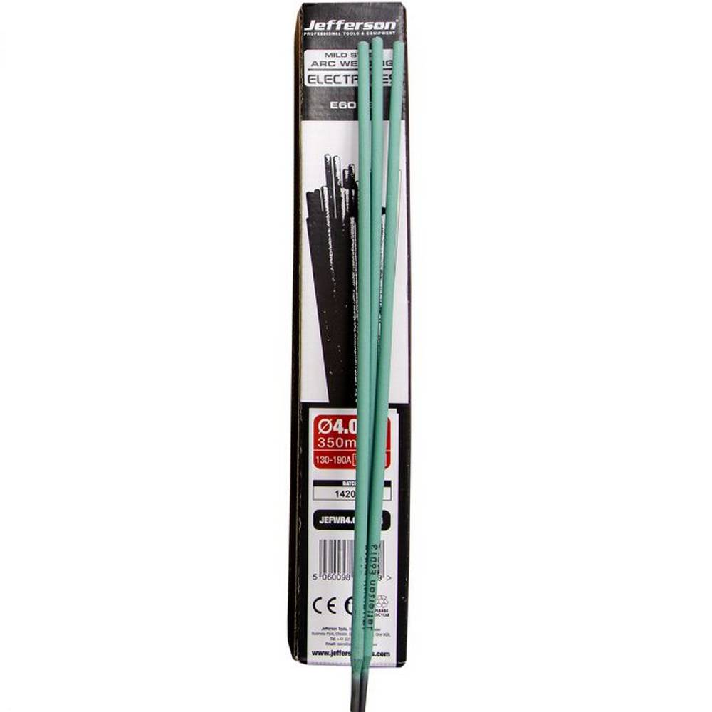 JEFFERSON 4.0 X 350MM WELDING RODS MILD STEEL 2.5KG PACK