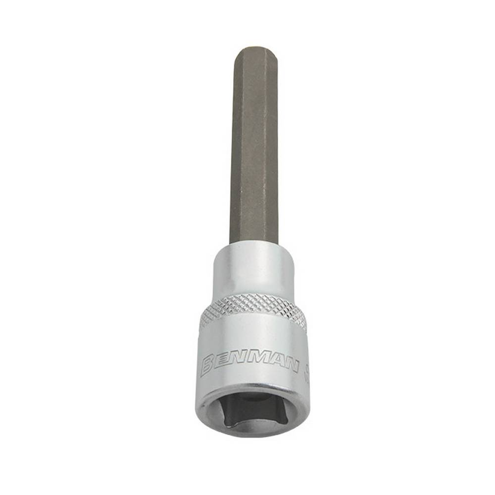 BENMAN HEX SOCKET BIT 1/2", 08,0MMXL100MM,