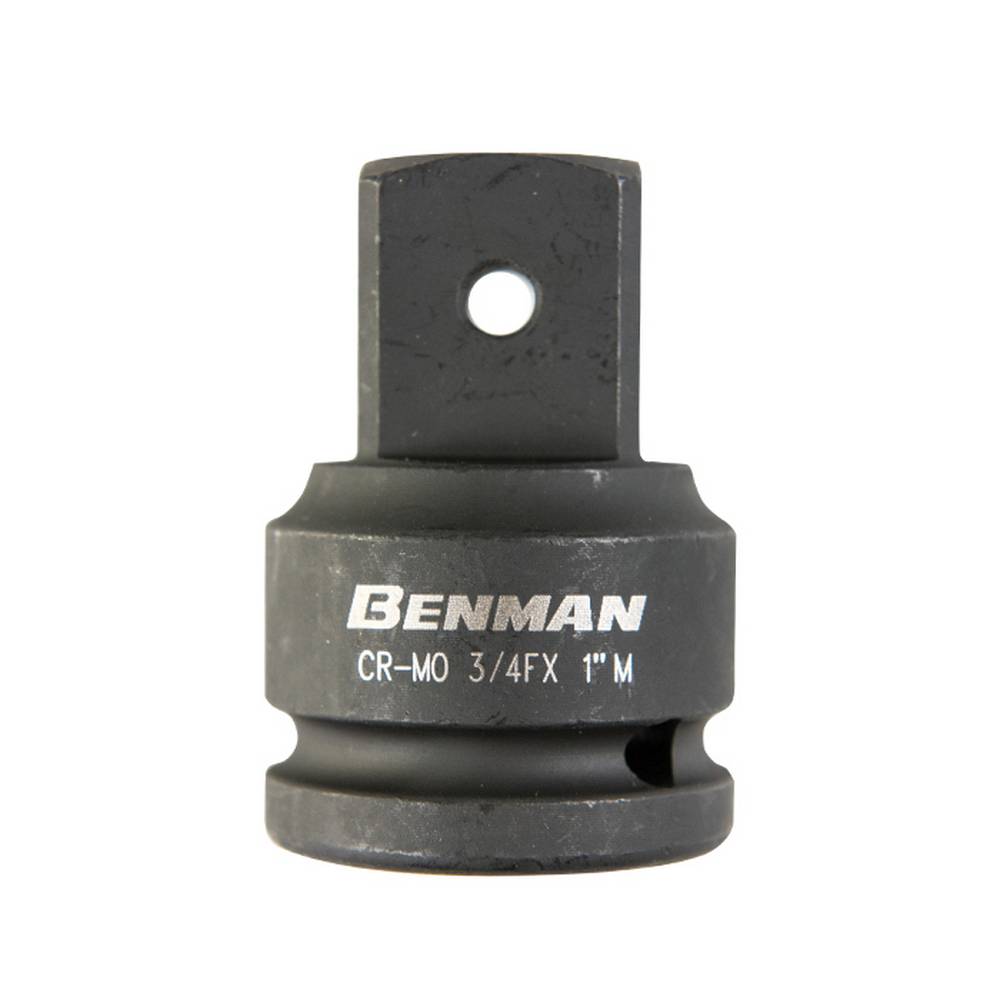 BENMAN IMPACT ADAPTOR BLACK 3/4" (F) X 1" (M)