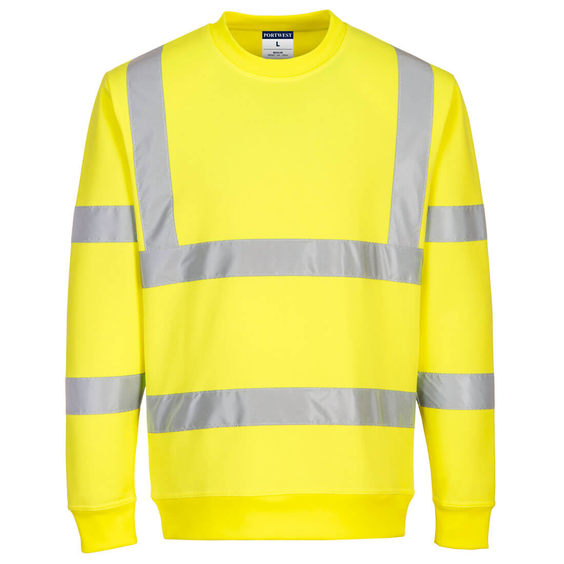 PORTWEST ECO HI-VIS SWEATSHIRT YELLOW