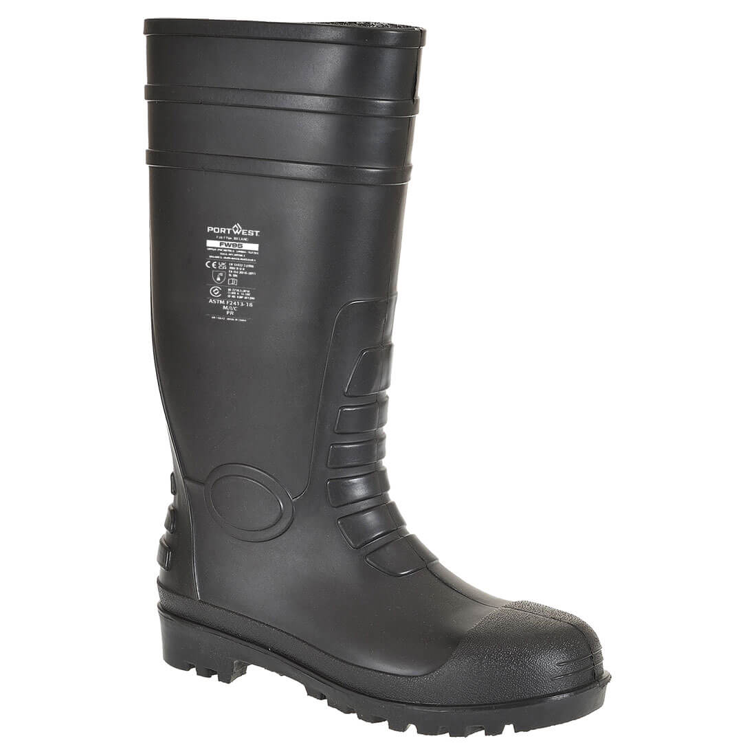 PORTWEST STEELITE TOTAL SAFETY WELLINGTON - BAGGED - BLACK