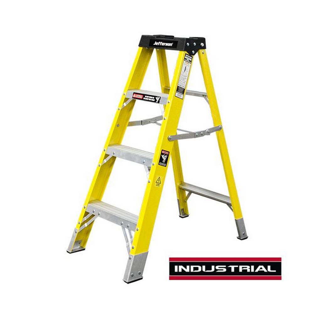 JEFFERSON 4 TREAD FIBREGLASS STEP LADDER