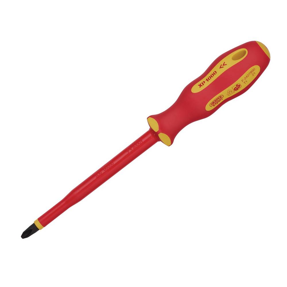 DRAPER XP1000 VDE CROSS SLOT SCREWDRIVER, NO.3 X 150MM