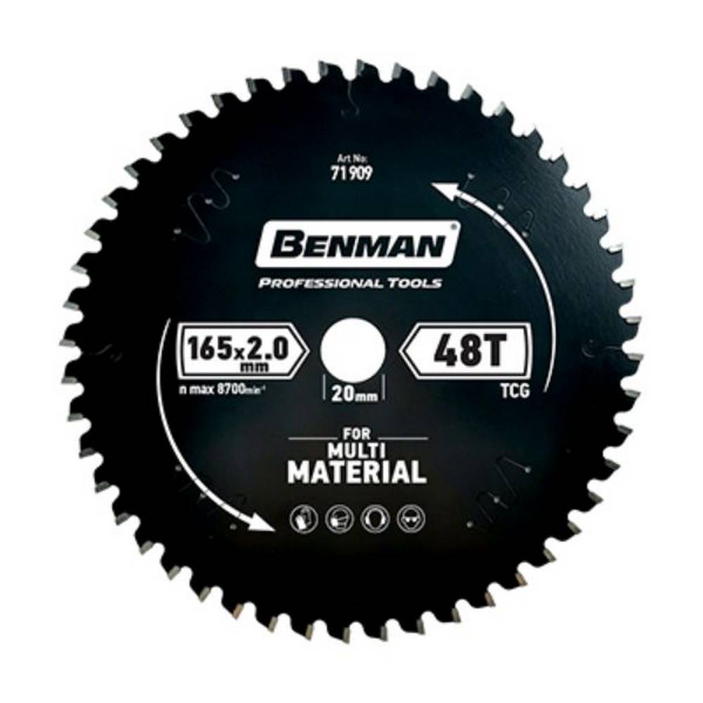 BENMAN CIRCULAR SAW BLADE EXPERT WOOD 190X2.6/30MM 48T