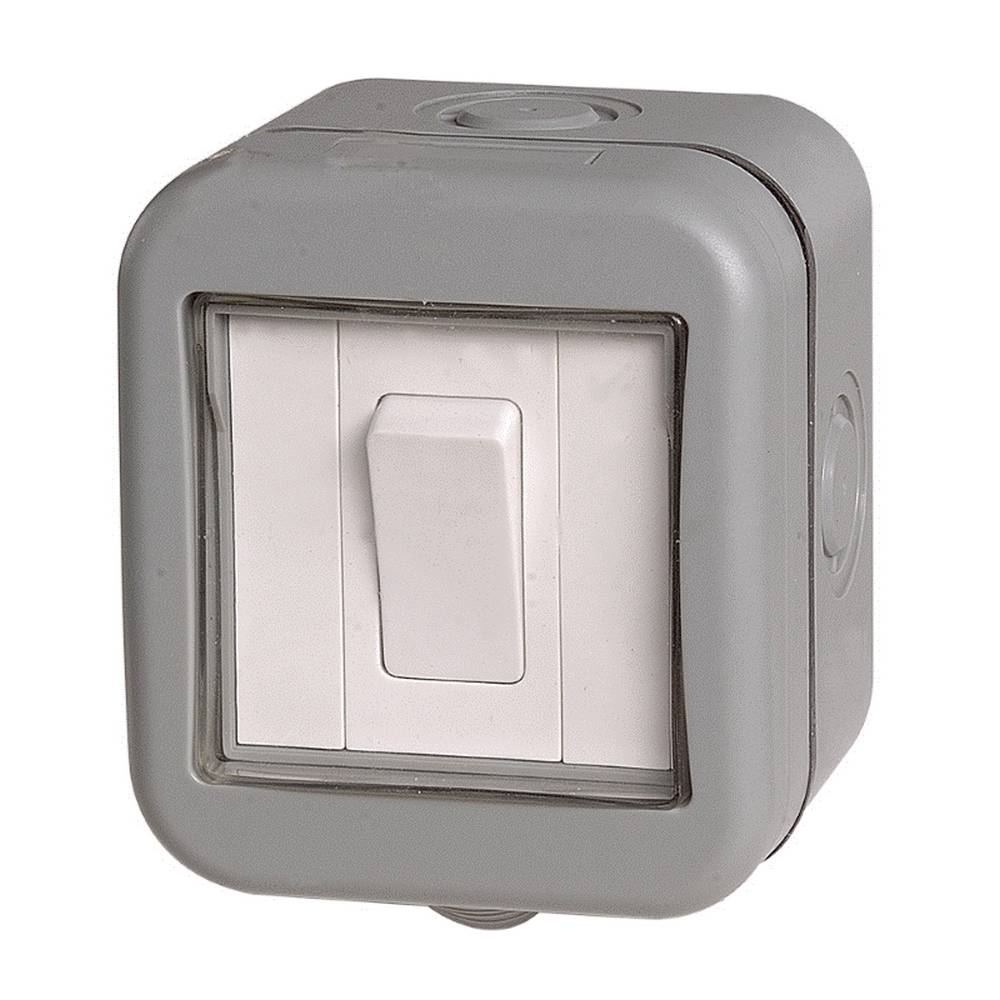 BG WEATHERPROOF 1 GANG LIGHT SWITCH