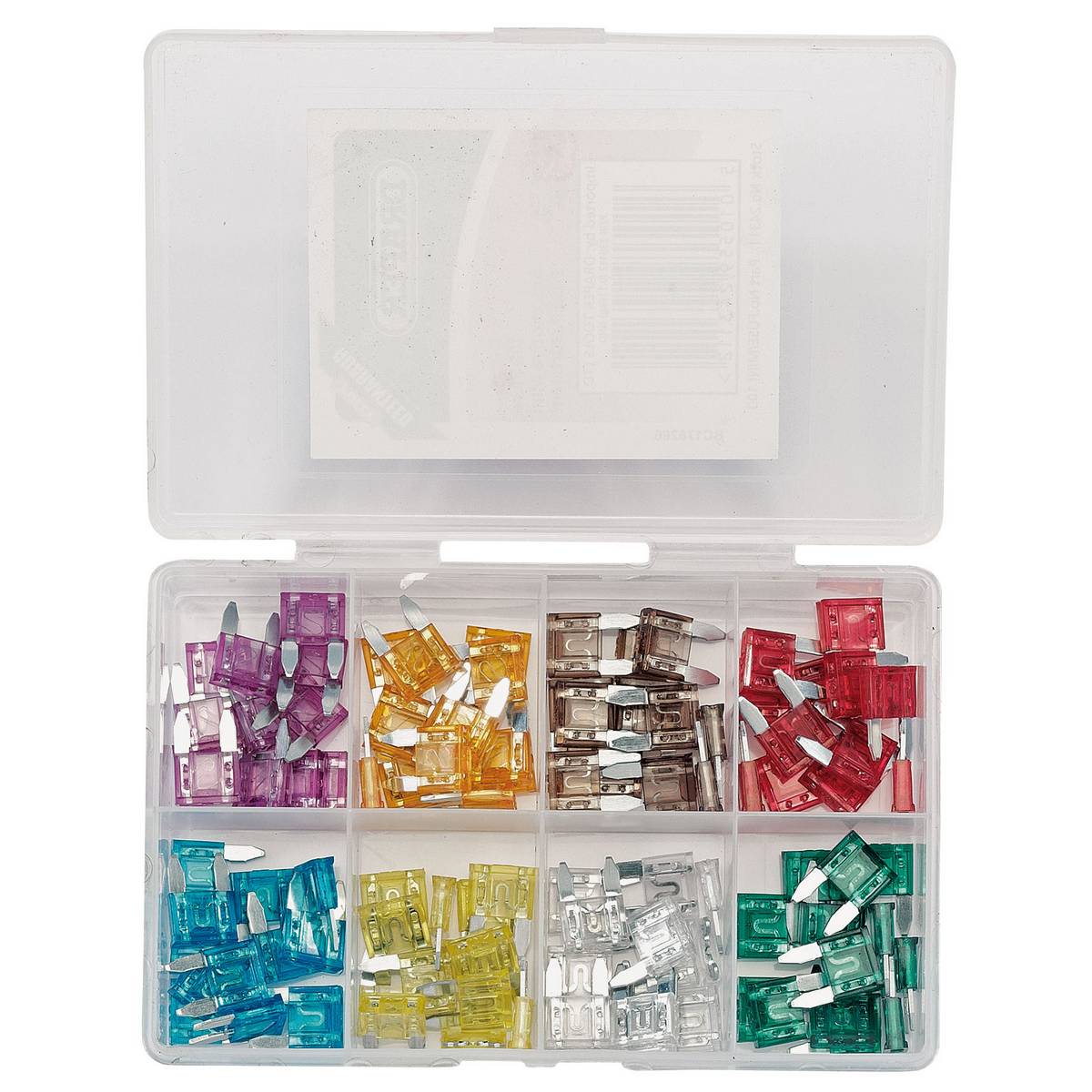 DRAPER MINI AUTOMOTIVE PLUG-IN FUSE ASSORTMENT (100 PIECE)