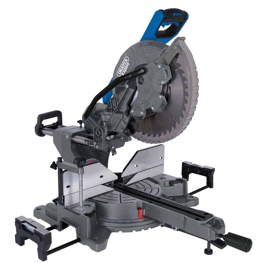DRAPER EXPERT 230V DOUBLE BEVEL SLIDING COMPOUND MITRE SAW 305MM 2000W